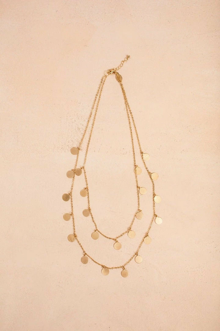Fame Accessories Stassi Layered Circle Necklace