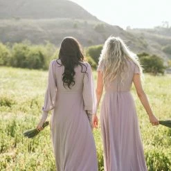 Soieblu Melody Short Sleeve Maxi Wrap Dress Bridal