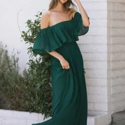 Soieblu Sophia Pleated Maxi Dress