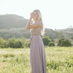 Soieblu Melody Short Sleeve Maxi Wrap Dress Bridal