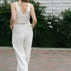 Mod Ref Work Essentials Meredith Tie Front Jumpsuit