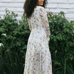 Aakaa Paris V-Neck Maxi Dress Maternity Friendly