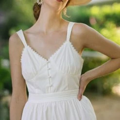 FORE Collection Henriette Poplin Midi Dress