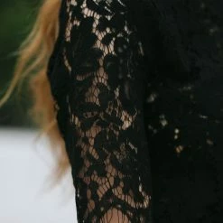 Space 46 Georgia Cropped Lace Top