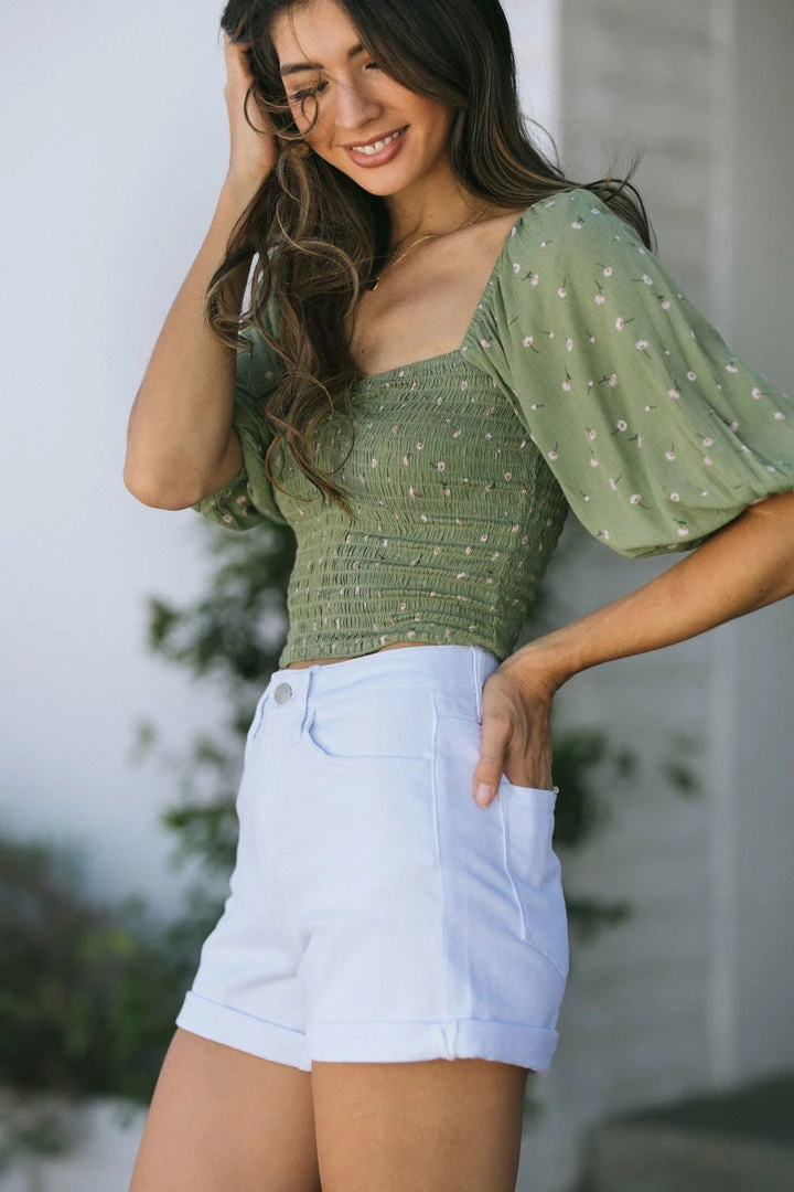 Vervet Clothing Susie Mom Shorts