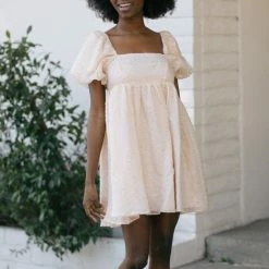 Storia Vera Babydoll Mini Dress Clothing