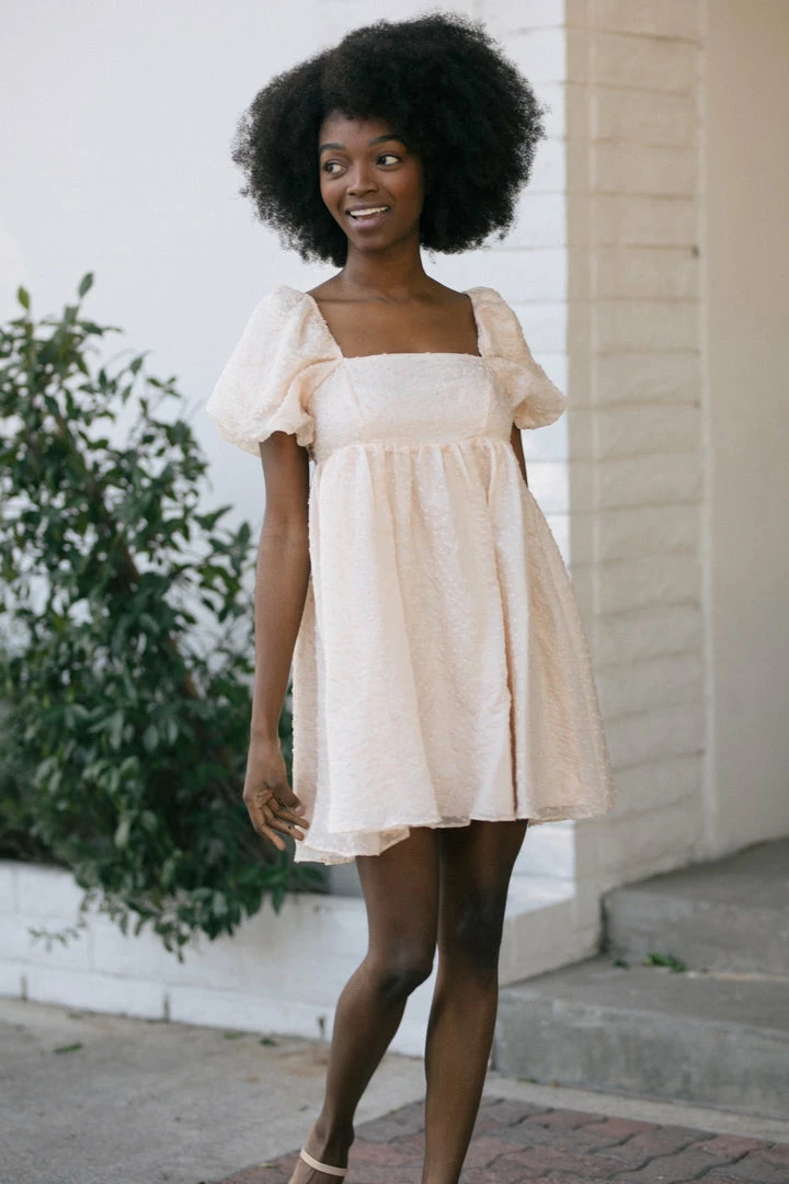 Storia Vera Babydoll Mini Dress Clothing