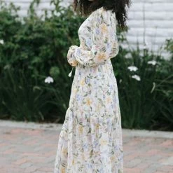 Aakaa Paris V-Neck Maxi Dress Maternity Friendly