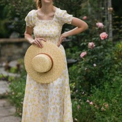 Storia Jamie Smocked Maxi Dress