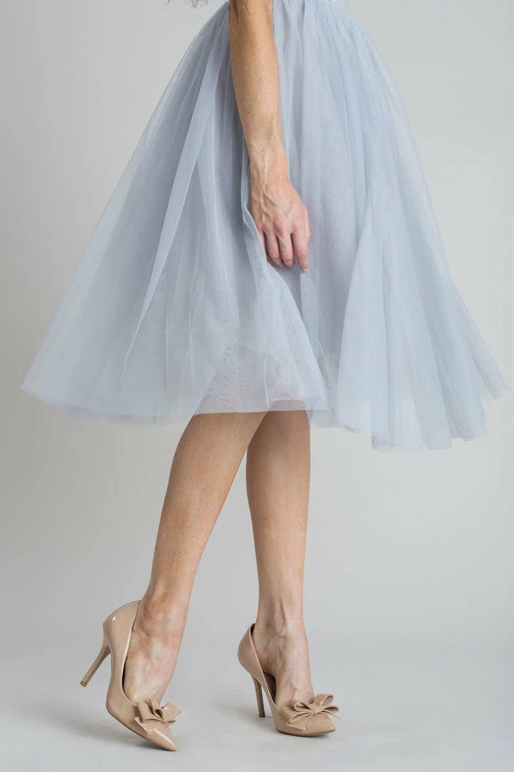 Esley Collection Eloise Tulle Midi Skirt Bridal