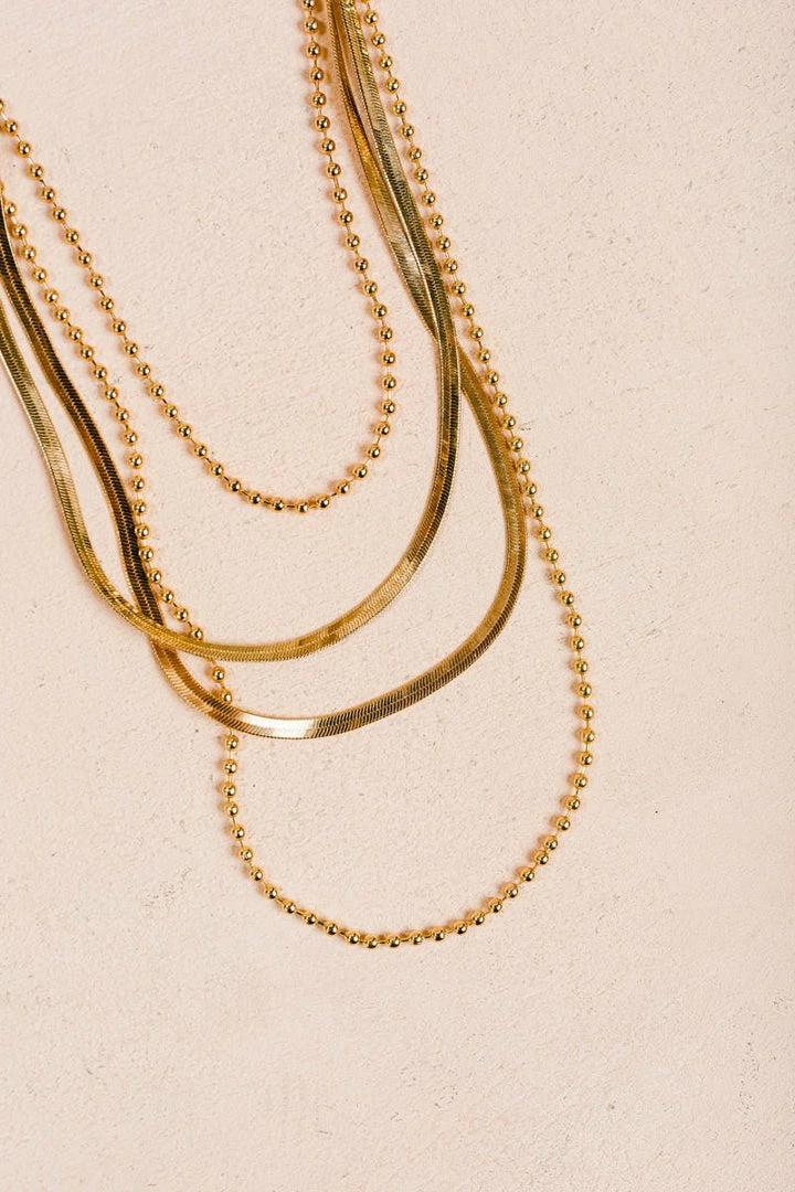 Fame Accessories Kierra Double Layered Necklace