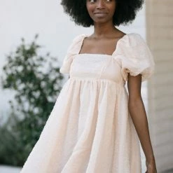 Storia Vera Babydoll Mini Dress Clothing