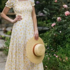 Storia Jamie Smocked Maxi Dress