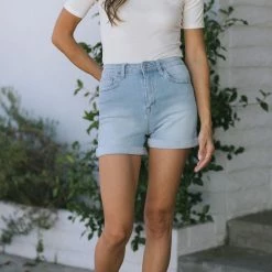 Vervet Sabrina High Rise Shorts