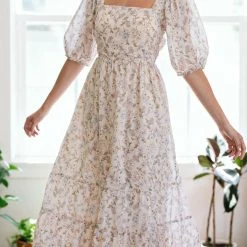 Dress Forum Caroline Floral Babydoll Dress Best Sellers