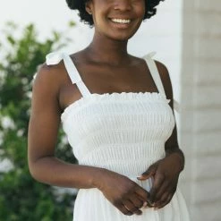 Ces Femme Desiree Tie Shoulder Maxi Dress