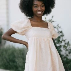 Storia Vera Babydoll Mini Dress Clothing