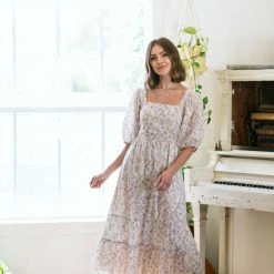 Dress Forum Caroline Floral Babydoll Dress Best Sellers