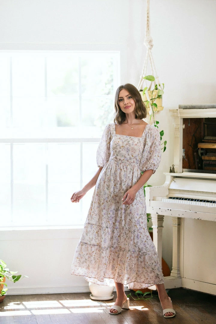 Dress Forum Caroline Floral Babydoll Dress Best Sellers