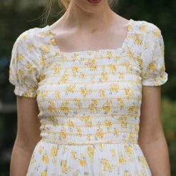 Storia Jamie Smocked Maxi Dress