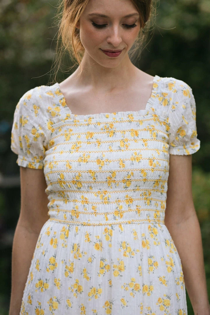 Storia Jamie Smocked Maxi Dress