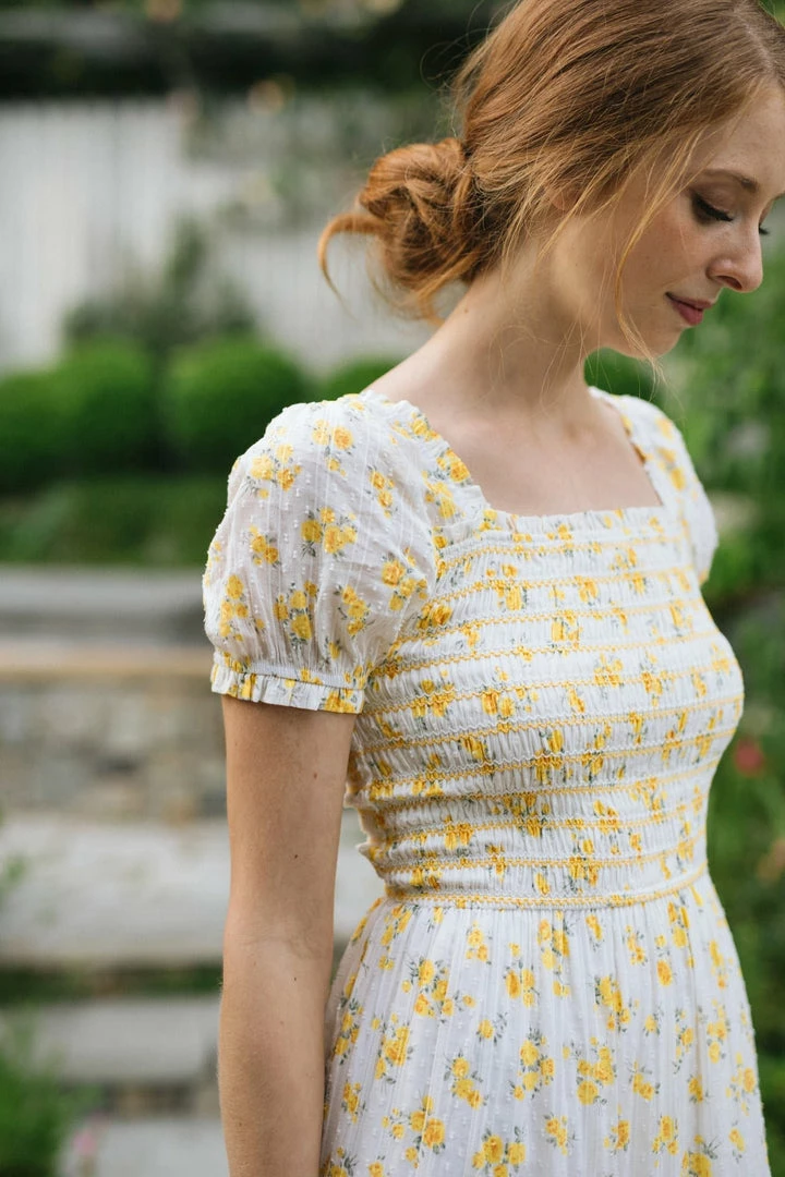 Storia Jamie Smocked Maxi Dress