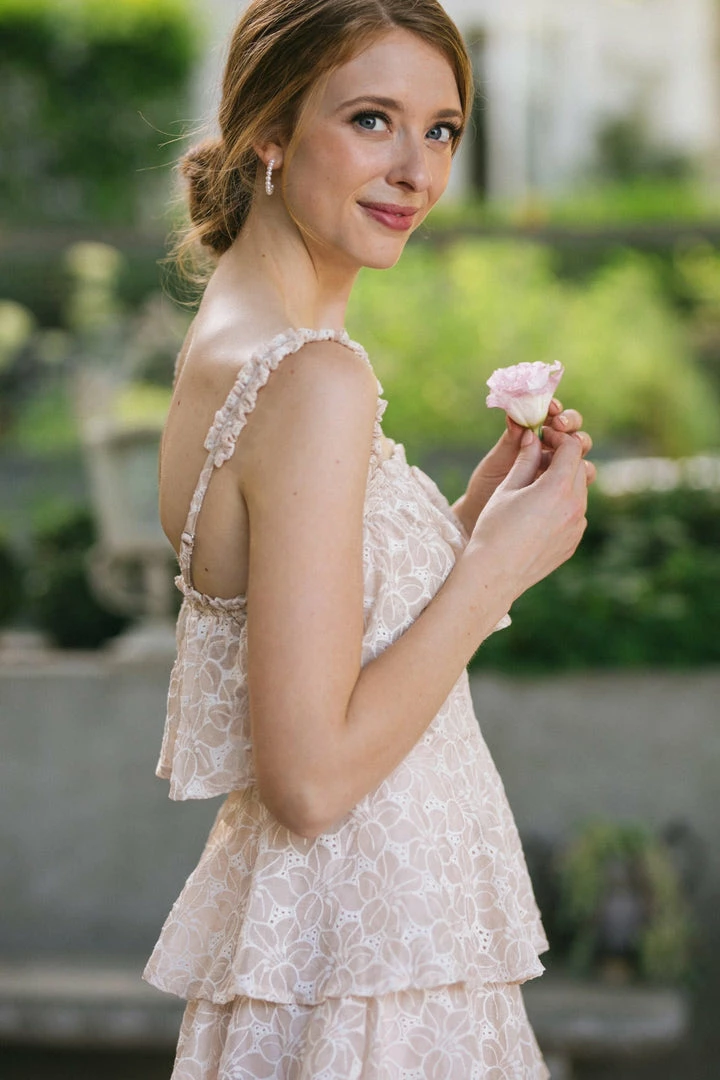 Storia Magnolia Tiered Ruffle Dress Clothing