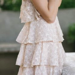 Storia Magnolia Tiered Ruffle Dress Clothing