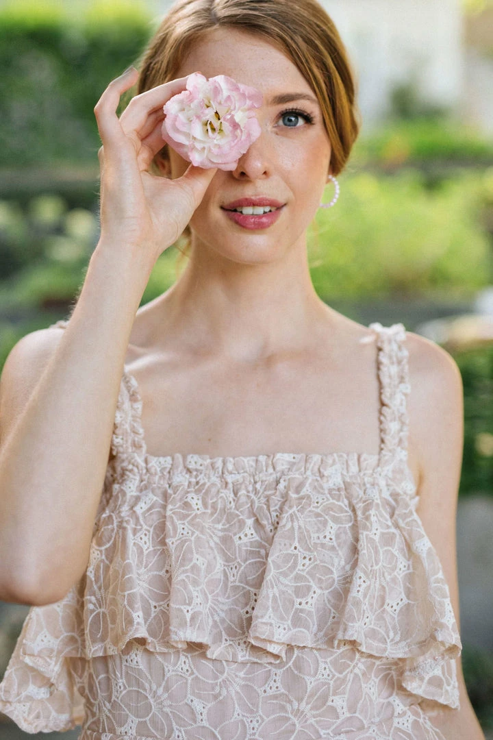 Storia Magnolia Tiered Ruffle Dress Clothing