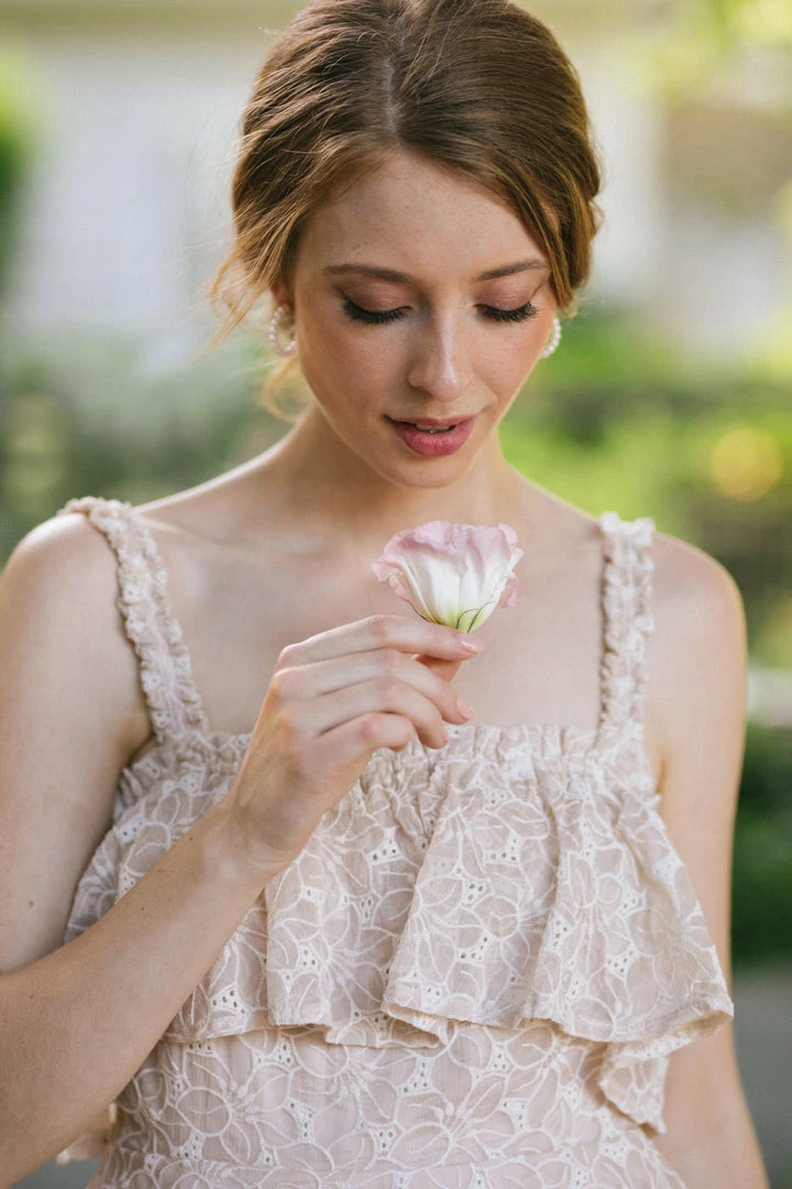 Storia Magnolia Tiered Ruffle Dress Clothing