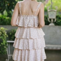 Storia Magnolia Tiered Ruffle Dress Clothing