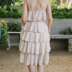 Storia Magnolia Tiered Ruffle Dress Clothing