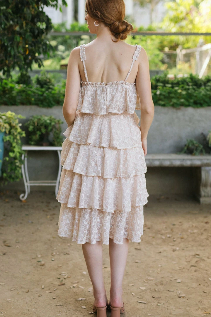 Storia Magnolia Tiered Ruffle Dress Clothing