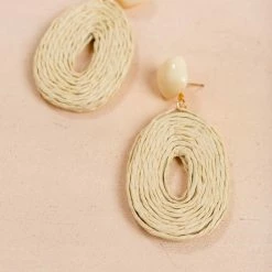 Fame Lucy Rattan Earrings Accessories