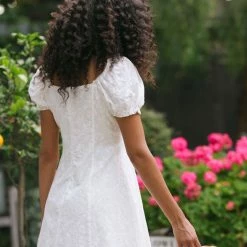 Aakaa Maisie Embroidered Mini Dress Clothing