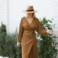 Mable Kenzie Knit Wrap Dress