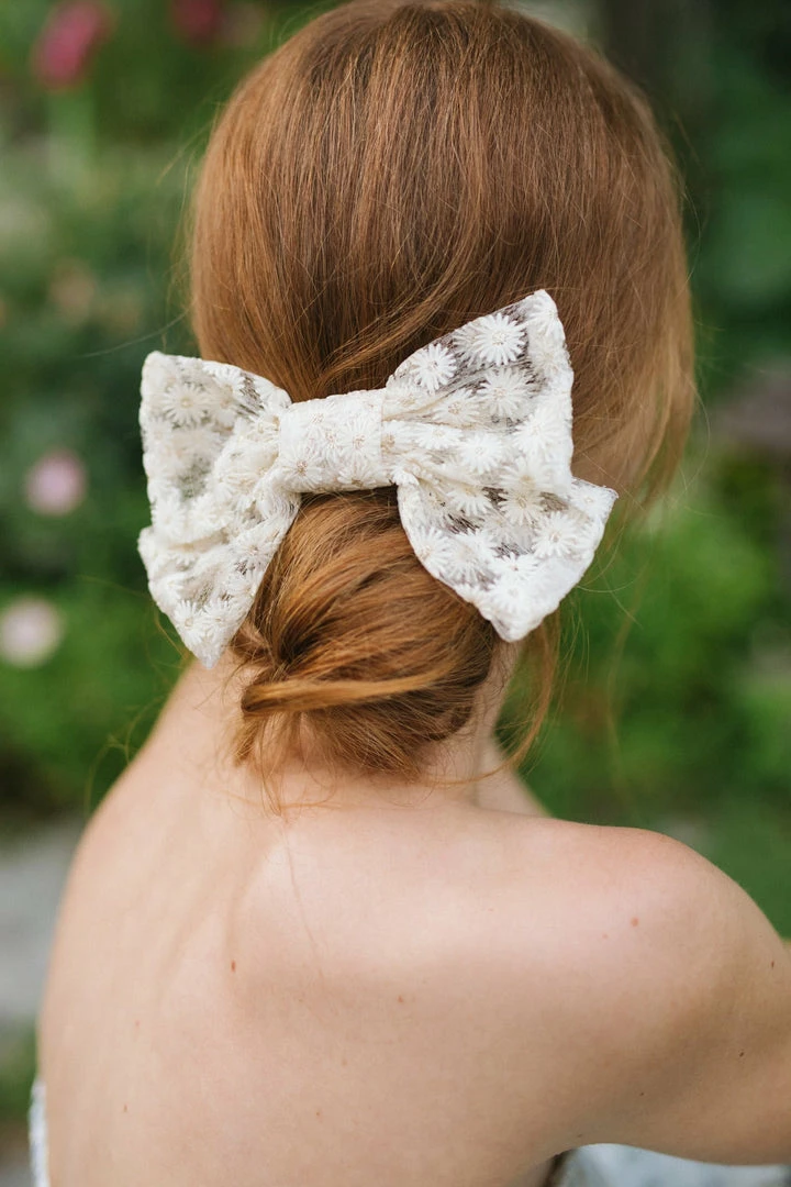 Fame Maisie Flower Bow Hair Clip Accessories