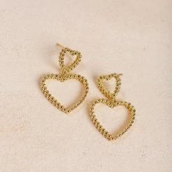 Fame Ivy Heart Earrings Accessories