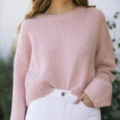 Style Melody Clothing Carson Eyelash Crew Neck