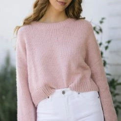 Style Melody Clothing Carson Eyelash Crew Neck