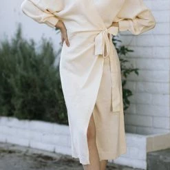 Mable Kenzie Knit Wrap Dress