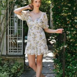 Lush Maya Sweetheart Mini Dress Clothing