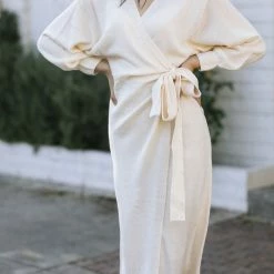 Mable Kenzie Knit Wrap Dress