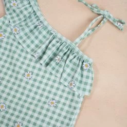 Marina West Swim Kids Eva Gingham Swimsuit