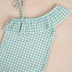 Marina West Swim Kids Eva Gingham Swimsuit
