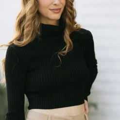 Style Melody Roxie Cropped Turtleneck Clothing