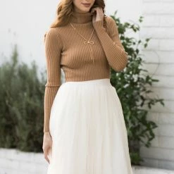 Style Melody Roxie Cropped Turtleneck Clothing