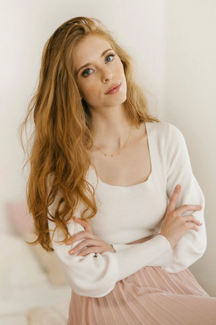 Moodie Aria Long Sleeve Knit Top Basics