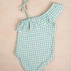 Marina West Swim Kids Eva Gingham Swimsuit