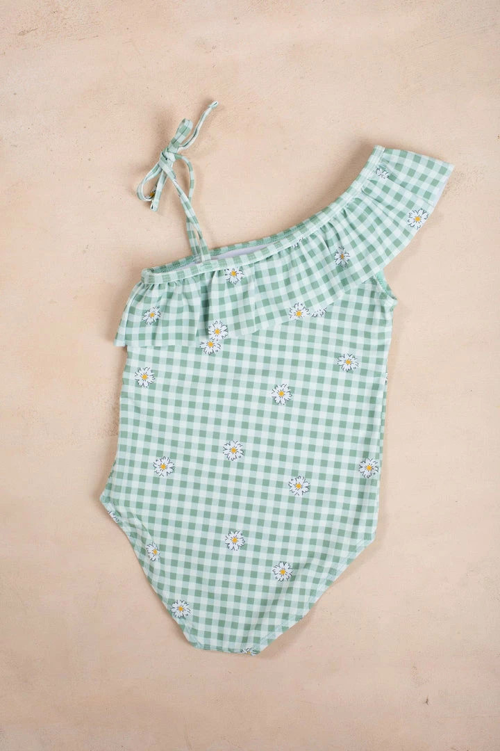 Marina West Swim Kids Eva Gingham Swimsuit